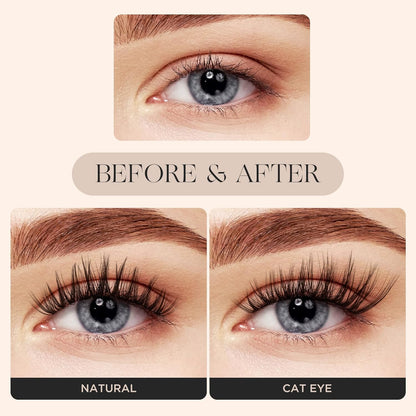 PopUp Lash Clusters 144 Pcs Cluster Lashes DIY Cluster Eyelash Extensions Mega Volume Reusable Individual Lashes Cluster Volume Look Super Thin Band & Soft(D17)