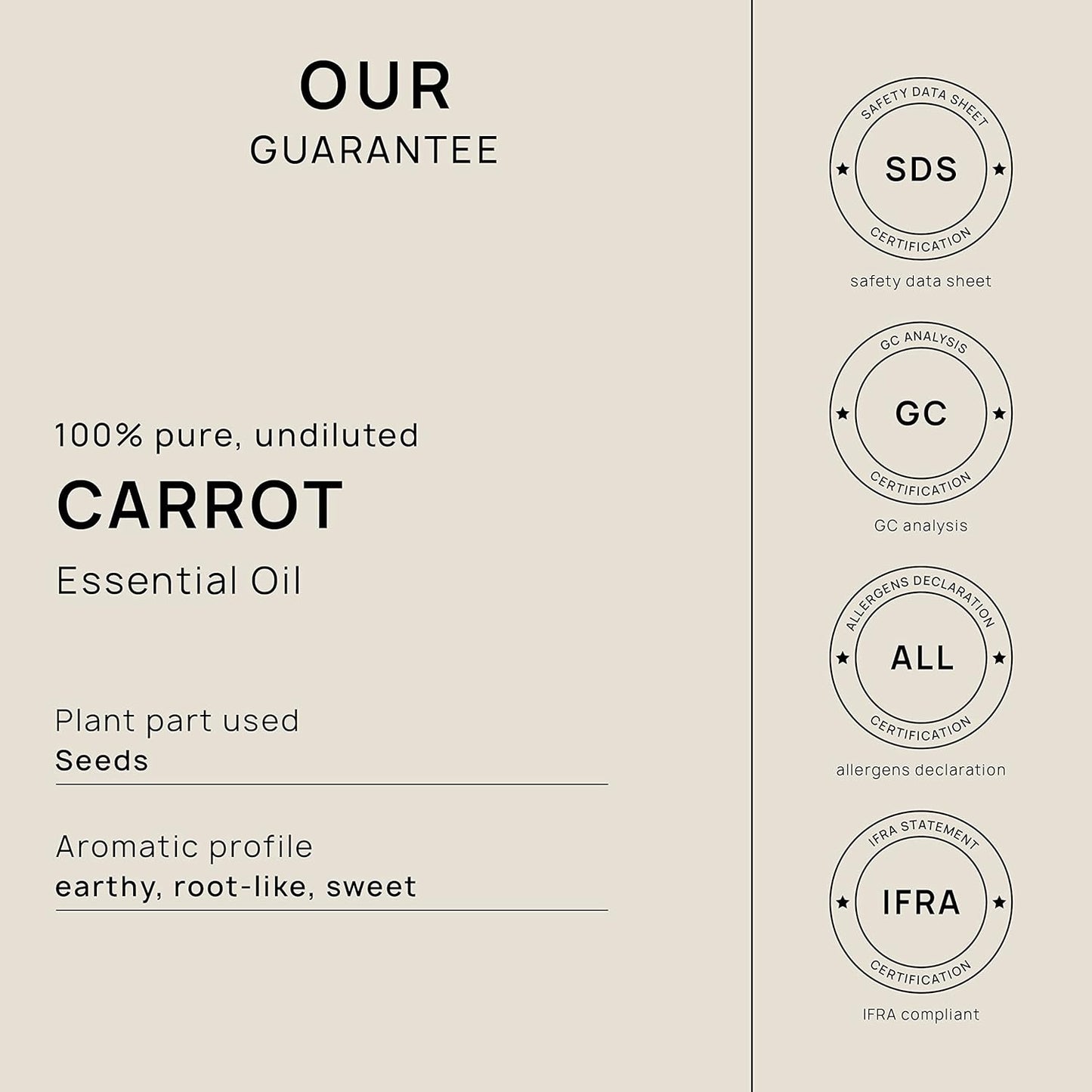 VINEVIDA Carrot Seed Essential Oil - Gallon Carrot Seed Oil Undiluted - Bulk Gallon Essential Oil Soap Making Safe Skin - DIY Candle Scents Candlemaking Scents - 8 lbs Carrot Seed Oil 3948.87 ml