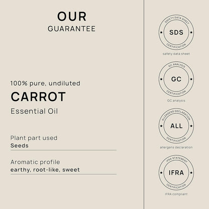 VINEVIDA Carrot Seed Essential Oil - Gallon Carrot Seed Oil Undiluted - Bulk Gallon Essential Oil Soap Making Safe Skin - DIY Candle Scents Candlemaking Scents - 8 lbs Carrot Seed Oil 3948.87 ml