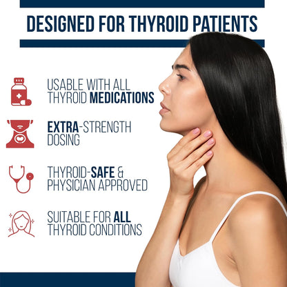 Dr. Westin Childs - Thyroid Hair Regrowth Complex - Skin & Nails Vitamins for Women, Silicon & Biotin for Hair Loss, Beauty & Collagen in Hypothyroidism, Hashimoto's & Hyperthyroidism - 60 Ct