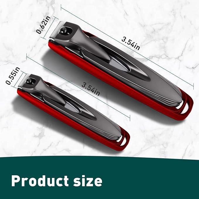 2 pack nail clipper with