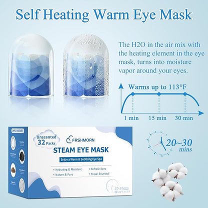 32 packs steam eye mask,