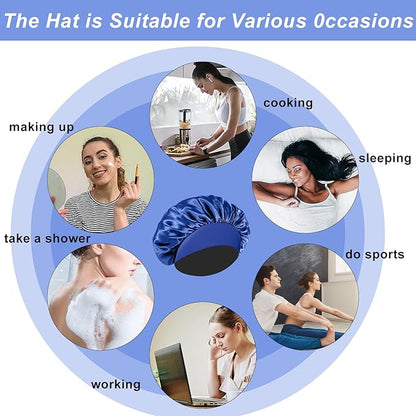 4pcs silk bonnet for sleeping