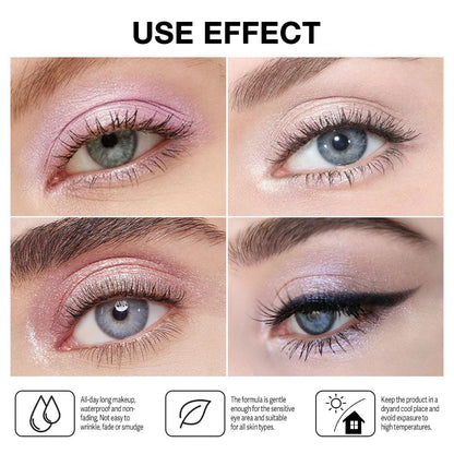 Eyeshadow Makeup Palette with Brush,Nude Pink Natural Neutral Powde Eye Shadow Palette for Older Women,Long Lasting Naturing-Looking,Lightweight,Waterproof,Eye Makeup Kit Travel Size,Vegan