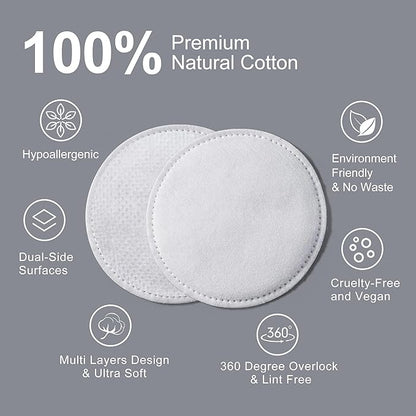 Shino round cotton makeup remover
