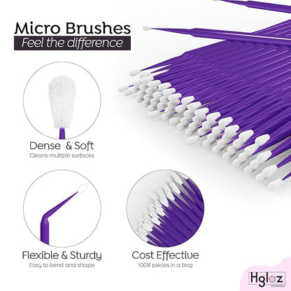 Microswabs for eyelash extensions pack