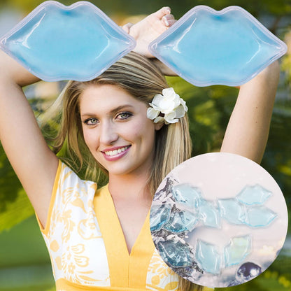 Eye Pad, Gel Eye Pad, Cooling Eye Pads, Gel Eye Mask,Gel Ice Pack, Cooling Ice Eye Masks, Hot Cold Eye Mask, Eye Ice Pack, Gel Eye Mask for Puffy Eyes, Migraine, Puffiness (Lip Pouch)