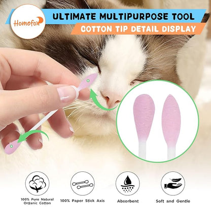 Xl pink thick cotton swabs