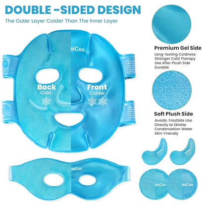 Ice face eye mask for