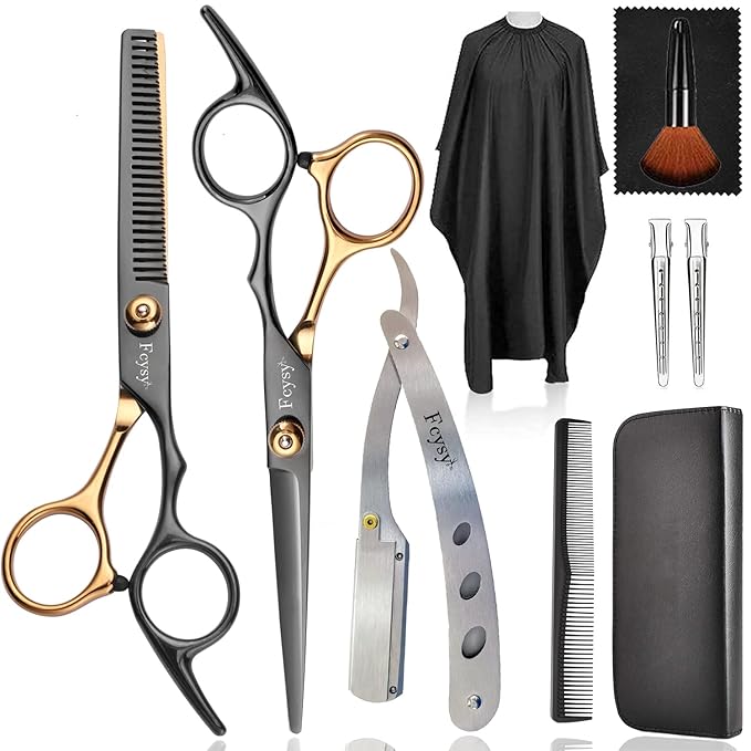 Hair Scissors Barber Shears Set,