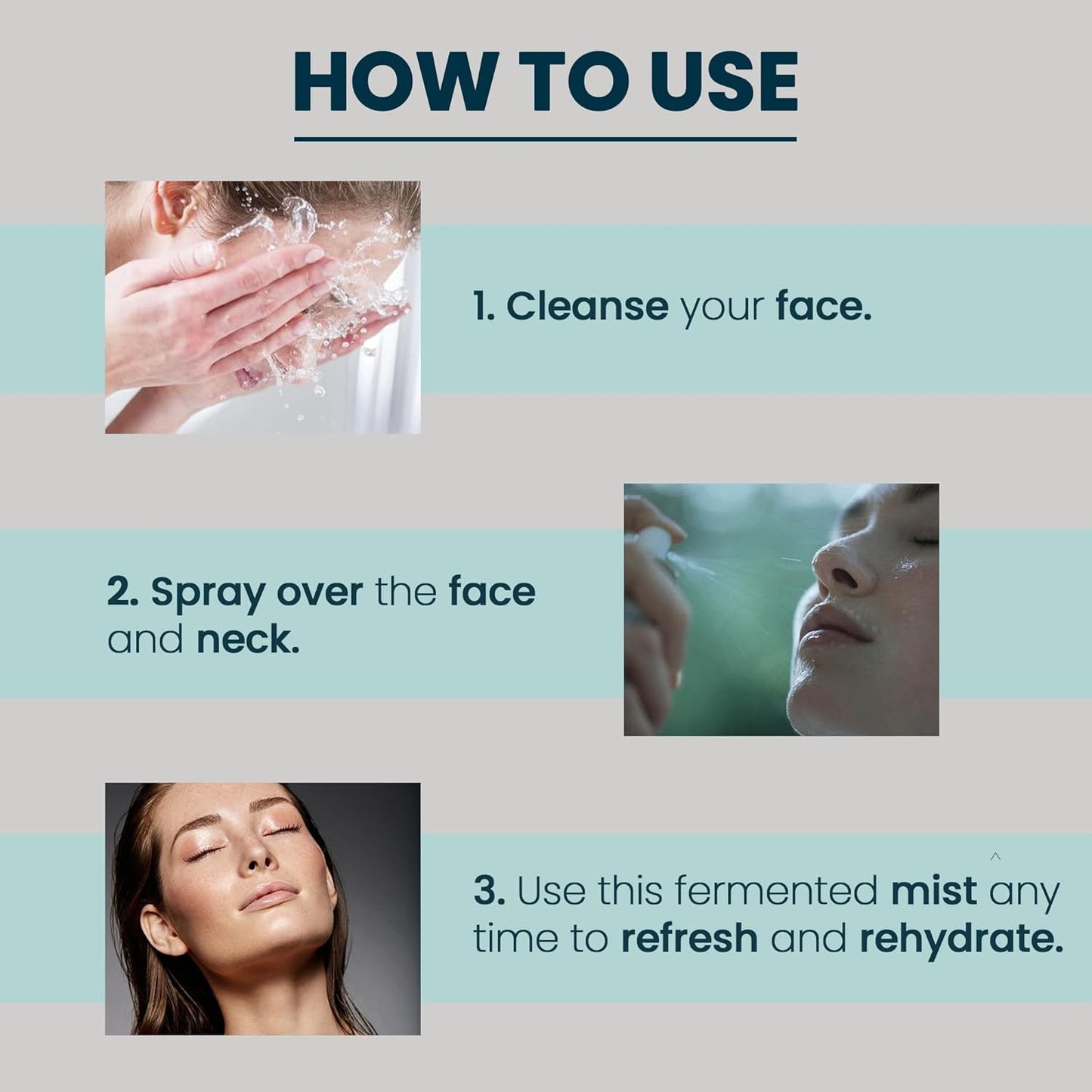 Marine Collagen Anti Aging Toner - Face Mist Hydrating Spray with Peptides, Unisex Skin Care Facial Toner, Reduces Redness, Wrinkles, Dry Skin Setting Spray | Green Tea & Aloe Vera Extract (4 Fl oz)