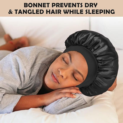 2pcs silk bonnet for sleeping,