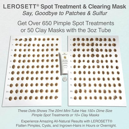 Lerosett facial clay for acne,