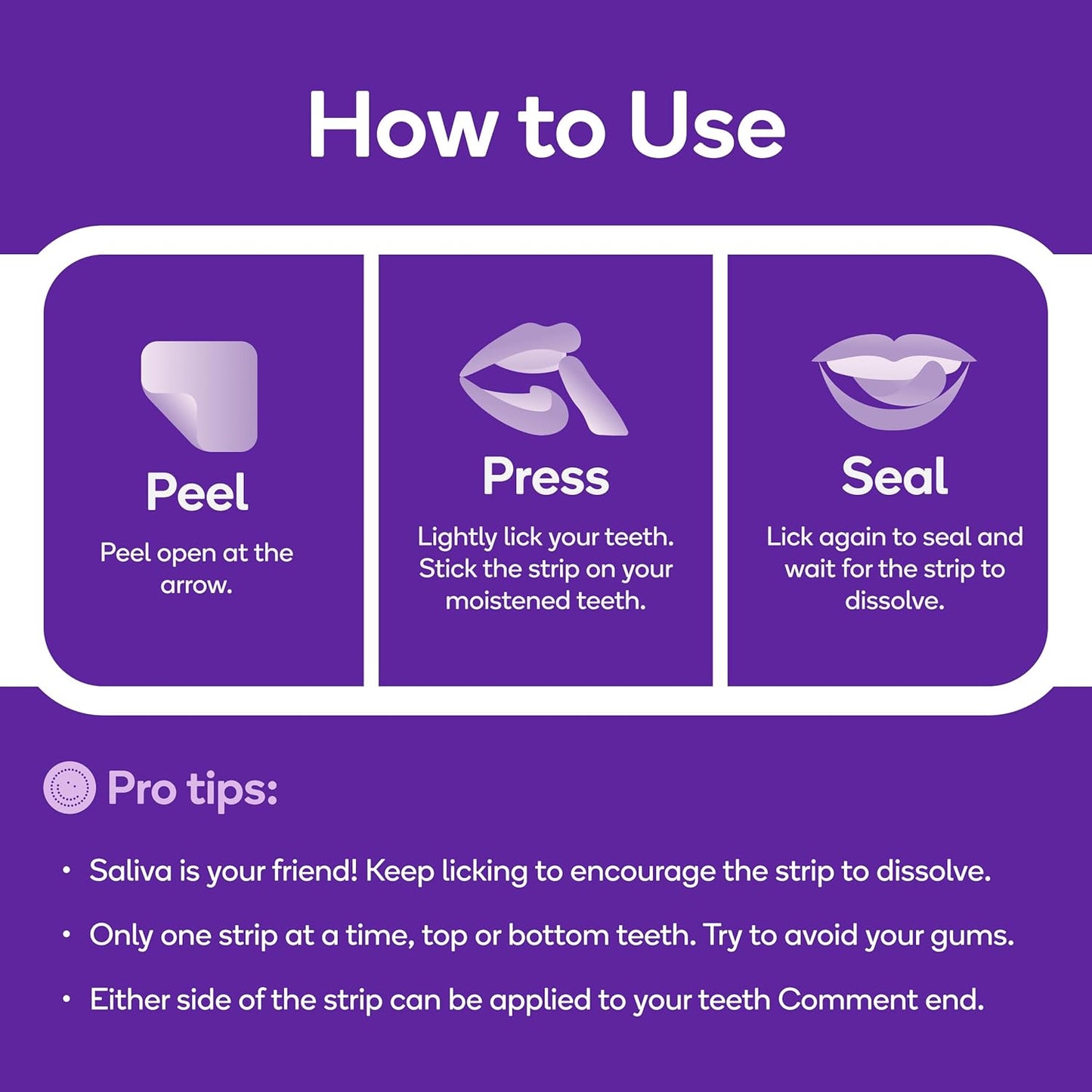 Burst Teeth Whitening Breath Strips (Polar Mint/8 Pack) | Kills 93% of Bad Mouth Germs | Up to 4 Shades Whiter in One Use | Easy to Apply/Quick Dissolving