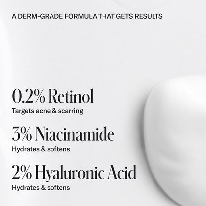 Geologie Skin Repair Moisturizer Face Cream | Clear System Retinol Resurfacing Formula | For Blemish Prone Skin with Niacinamide & Hyaluronic Acid | 60 ML