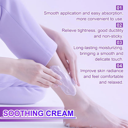 2Pcs Soothing Leg Cream –Varicose Veins Relief,Relieve Gel for Leg Discomfort,Soothing Cooling Gel,Sports Cooling Body Care Cream,Fast Absorbing for Women and Men