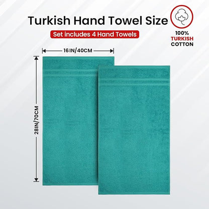 Infinitee xclusives teal hand towels