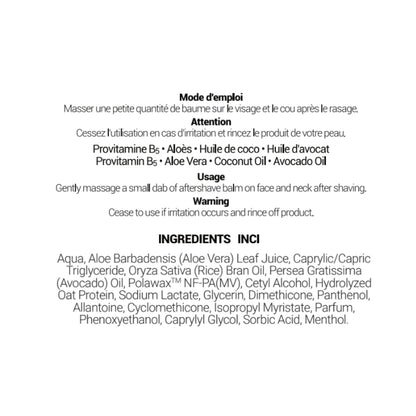 Aftershave Balm for Men | Bay Rum Scent | Canadian Made by Skilled Artisan | After Shave Balm Prevent and Cure Razor Burns | 100 ml (3.4 oz)