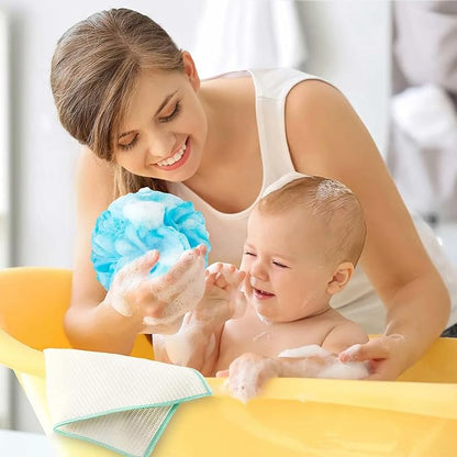 Bath loofah sponge back scrubber