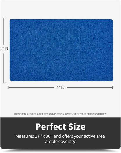 Non-Slip Bathtub Mat, 17x 30 Inch, Shower Mats for Bath Tub, PVC Loofah Bathroom Mats for Wet Areas, Quick Drying