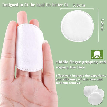 Premium cotton rounds for face,