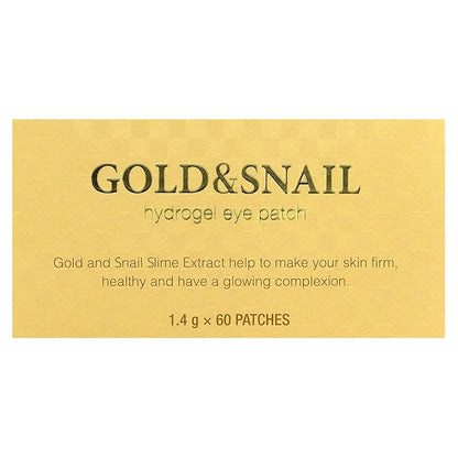 Gold & snail hydrogel eye