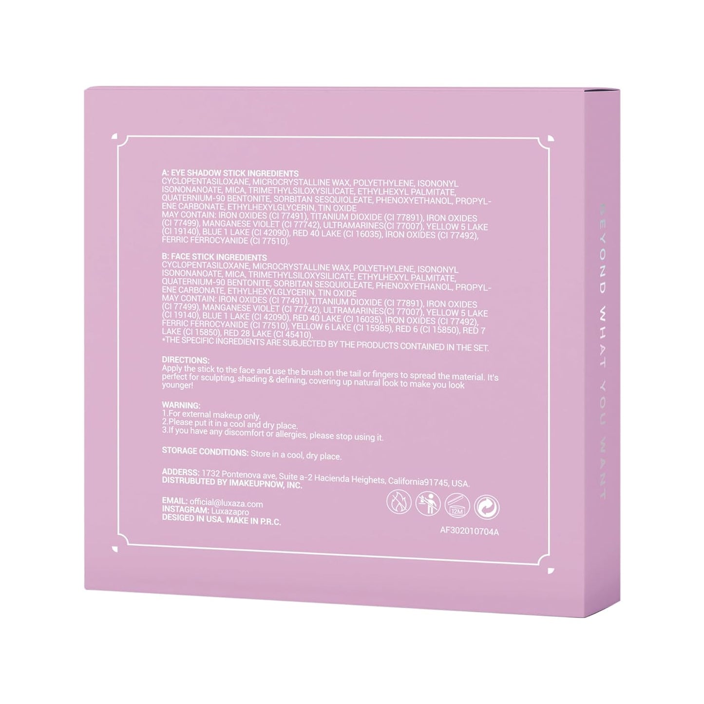 Brown Eyeshadow Stick Makeup 6PCS Set, Neutral Eyeshadow Palette Matte Cream Eye Shadow Eyeliner Brightener Pencil Crayon - BROWN CASHMERE