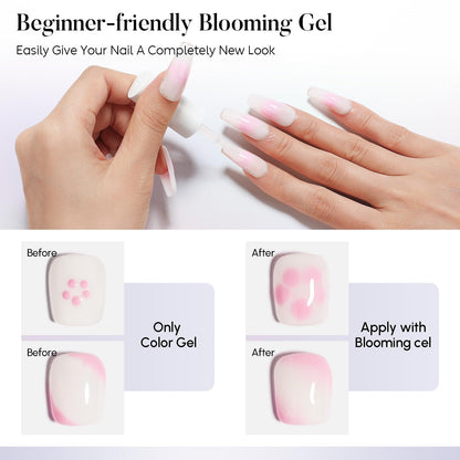 AIMEILI Nail Dehydrator Primer Nail Glue Blooming for Gel Nail Polish 4pcs, Cruelty Free, Vegan, U V LED Nail Art