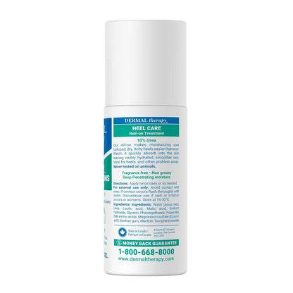 Dermal Therapy Heel Care Liquid Roll-On – Intensive Moisturizing & Repair for Cracked Heels, Dry & Rough Skin – Fast-Absorbing, Mess-Free Application – Hydrating Foot Care Treatment