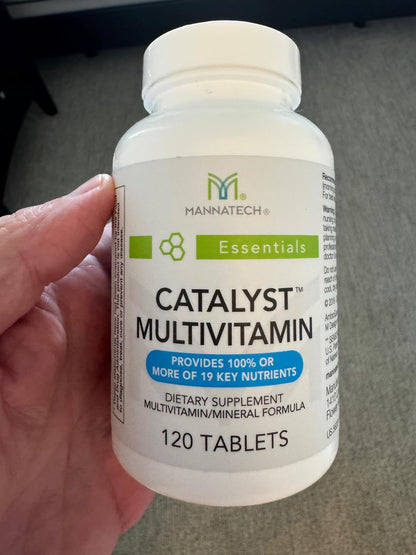 Mannatech Catalyst Multivitamin 120 Tablets, Maximize Your Multivitamin. Provides Antioxidants Vitamin A, Vitamin C, and Vitamin E, Now with Ashwagandha to Support You Physically and Emotionally