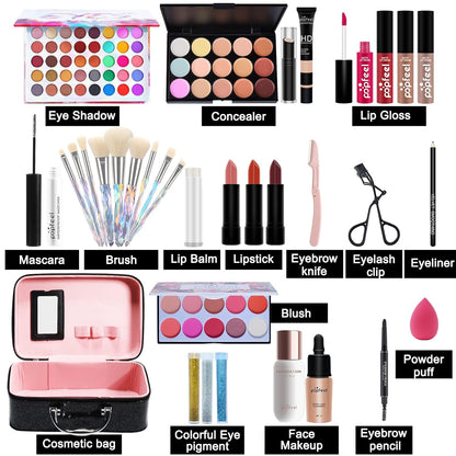 Makeup Kit All in One Makeup Holiday Gift Set for Women Full Kit