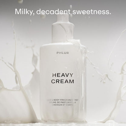 PHLUR Heavy Cream Body Mist – Hair and Body Mist & Body Spray Marshmallow, Whipped Cream, Jasmine, Coconut & Vanilla Body Spray (8 FL Oz)