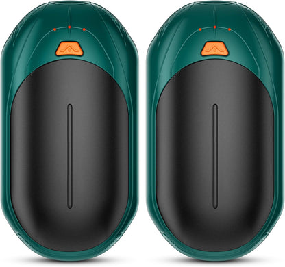 AI Hand Warmers Rechargeable 2 Pack, AI Smart Chips Electric Hand Warmers, 20Hrs Long Safe Heat, Portable Pocket Heater, Gifts for Christmas, Outdoor, Hunting, Golf, Camping Accessories