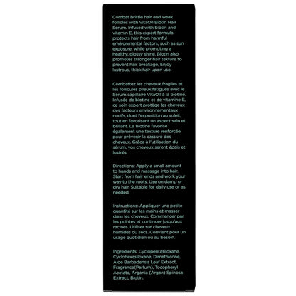 Herstyler Biotin Hair Serum - Hair Growth Serum for Hair Loss - Also Contains Argan Oil - 2 Fl Oz - Pack of 1