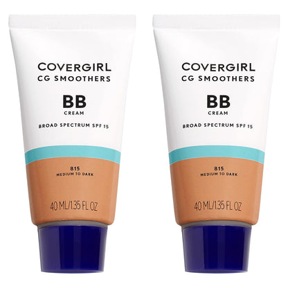 COVERGIRL Smoothers Bb Cream, Medium To Dark 815, 1.35 Fl Oz, 2 Count