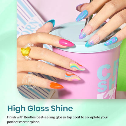 beetles Gel Polish 6 Colors Purple Blue Gel Nail Polish Red Green Gel Polish Set Manicure Nail Art DIY Home Gifts for Women Girls Halloween Nails