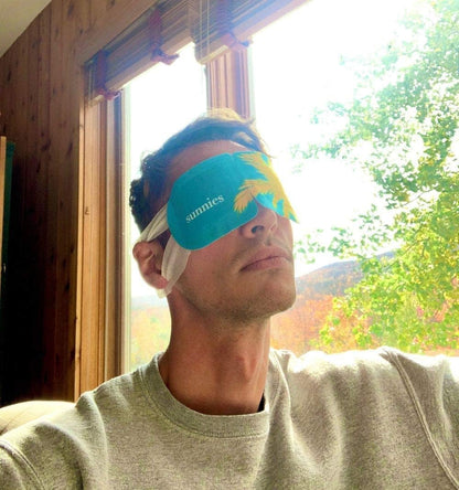 Self-Heating Steam Eye Mask Compress for Dry & Tired Eyes, Longest Lasting (40+ mins), Disposable, No Microwave, Sleep Better, Headache Relief, Puffiness and Dark Circles, Combine with Gold Hydrogels