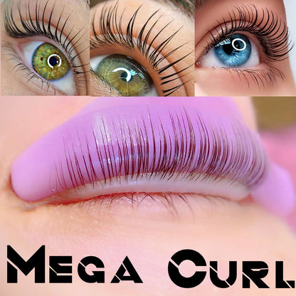 Eyelash Perm Pads Lash Lift Rods Eyelash Lift Shields Silicone Pads 9 Sizes 18 Piece Reusable Soft Lash Lift Pads Shield for Different Length Eyelashes Perfect Lifting (Violets)