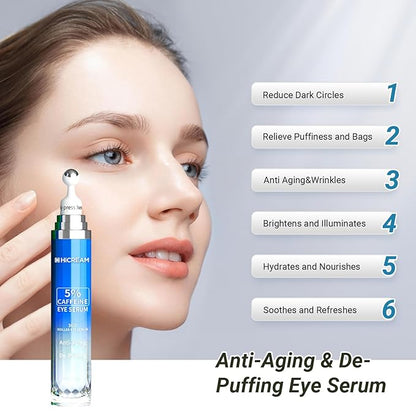 5% caffeine peptide eye serum,