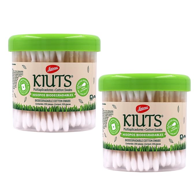 Jaloma kiuts cotton swabs, biodegradable,
