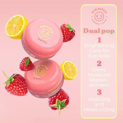 SNP Dual Pop Under Eye Patches | Eye Mask for Hydrating, Brightening and Firming All Skin Types | Treatment for Wrinkle and Puffy Eyes | Wrinkle Reduce Patches | Korean Skincare Eye Mask | 30 Patches