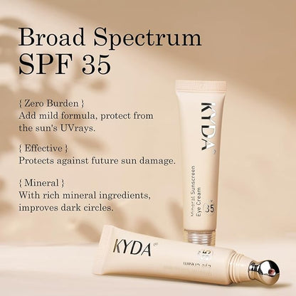 Kyda mineral sunscreen eye cream,