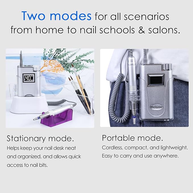 Delanie professional electric nail drill