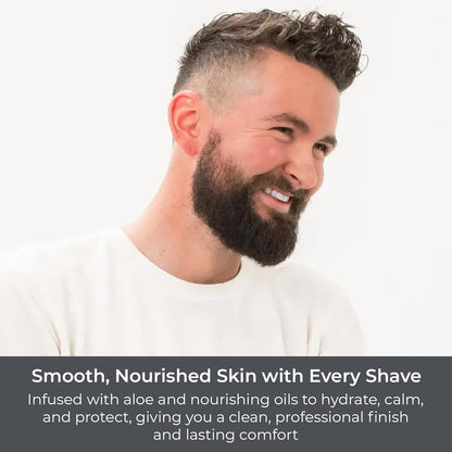 Cibu for Men Shaving Cream Gel 4.4 oz - Smooth Glide Shave Cream for Men with Shea Butter, Aloe, and Nourishing Oils to Protect Skin and Reduce Irritation