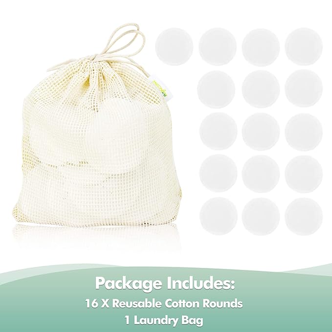Wegreeco cotton rounds reusable -