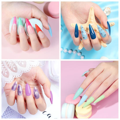 COSCELIA 57pcs Gel Nail Polish Kit with U V light Starter Kit 40 Colors Fall Gel Polish Set 5pcs Top and Base Coat Glossy Matte Glitter Beautiful Nail Stickers Gel Manicure Kit DIY Gifts for Women