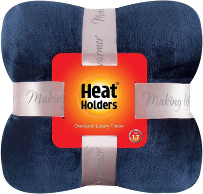 HEAT HOLDERS Oversized Throw/Blanket - Warm and Luxuriously Soft Fur-Like Fleece - Ideal for Bed, Sofa, Travel and Gifts | Moon Rock