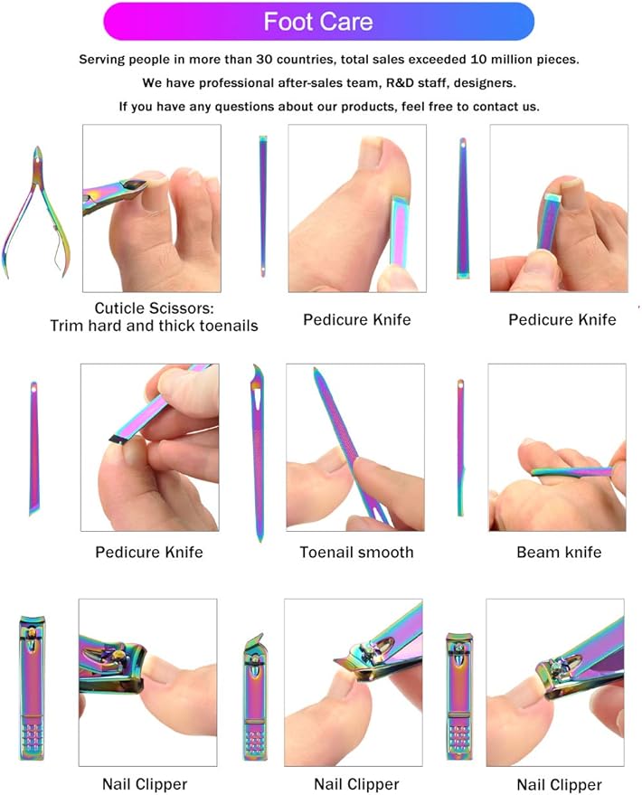 2024 rainbow manicure kits 18