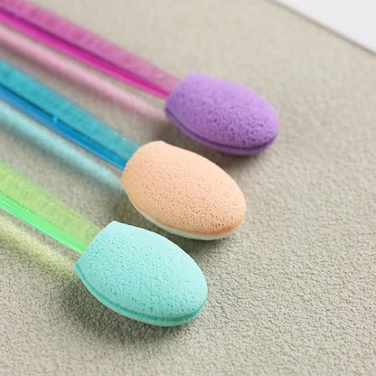 50PCS Chrome Nail Powder Applicator