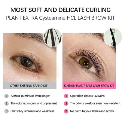 Lash Lift Kit for Eyelash Perm, Professional Lash & Brow Lift Gentle Formula for Long-Lasting Natural Curl & Self Lash Lifting, Brow Lamination Set for Salon-Quality Results at Home
